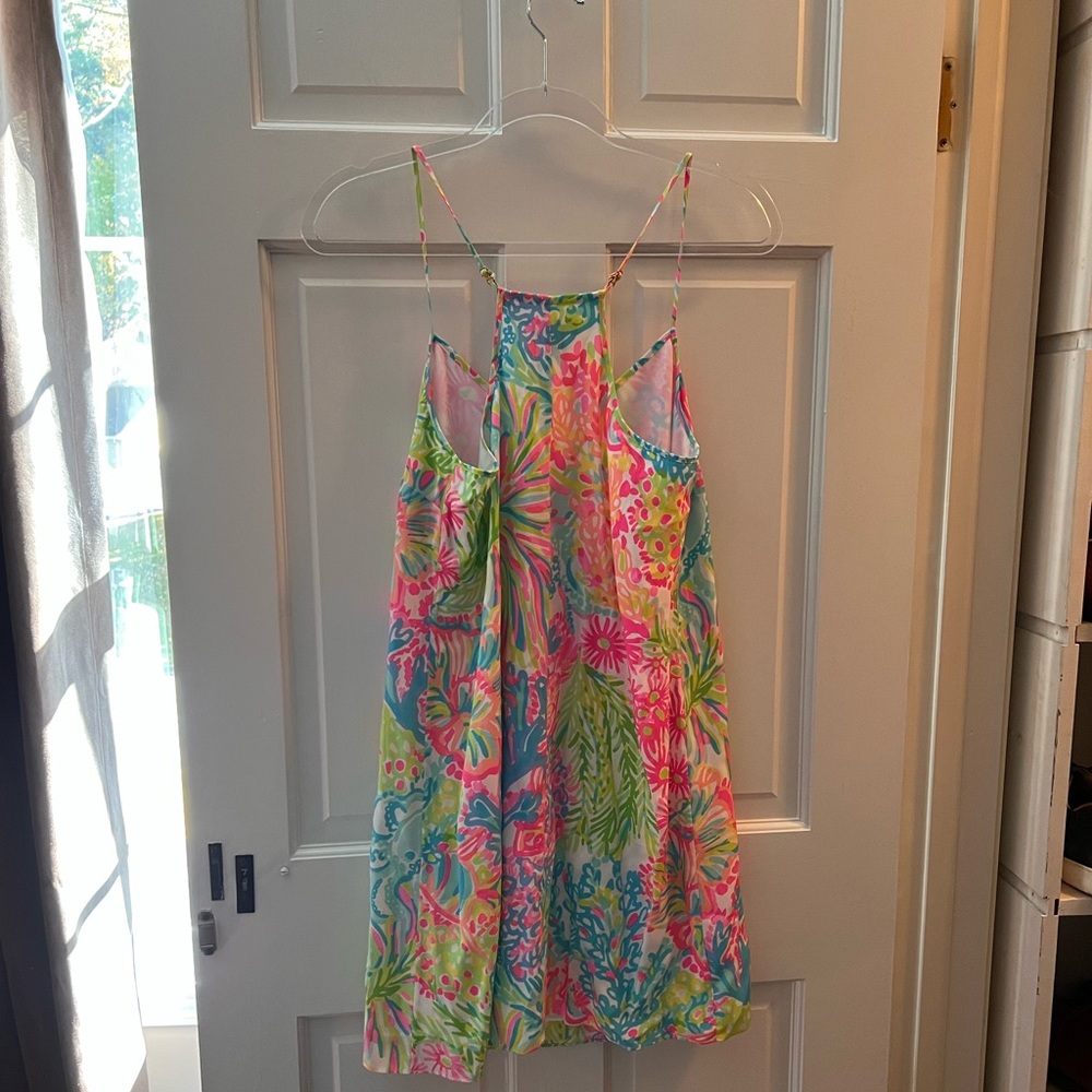 Lilly silk short dress